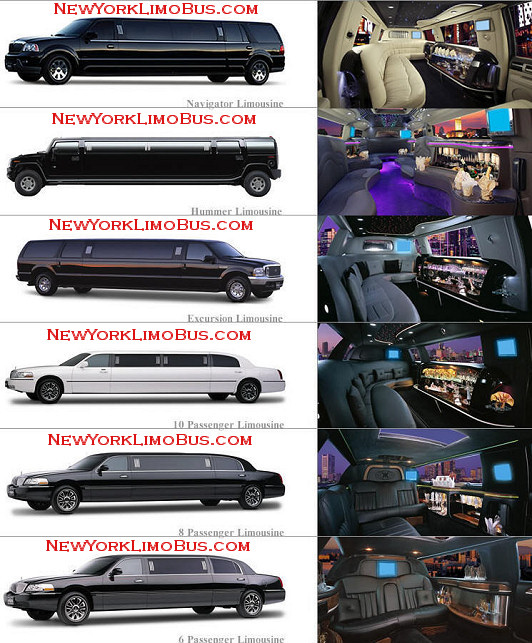 Limo rentals for a wedding in New York.